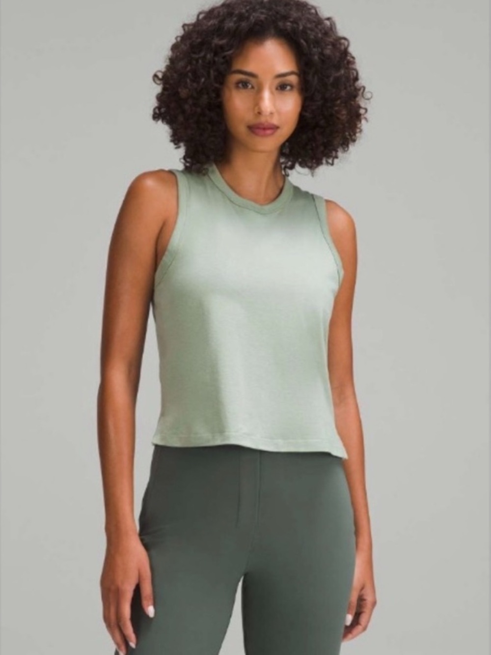 Lululemon Classic Fit Cotton Blend Tank Top